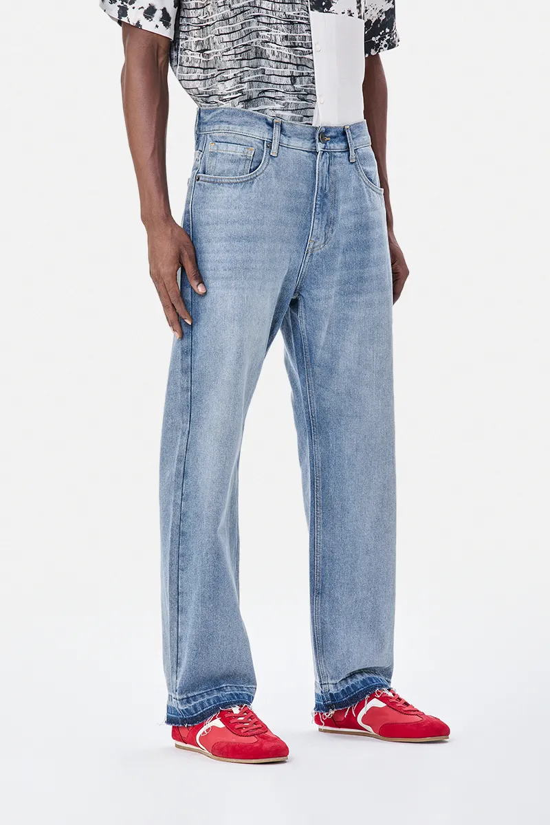 Snitch Straight Fit Washed Jeans image 4