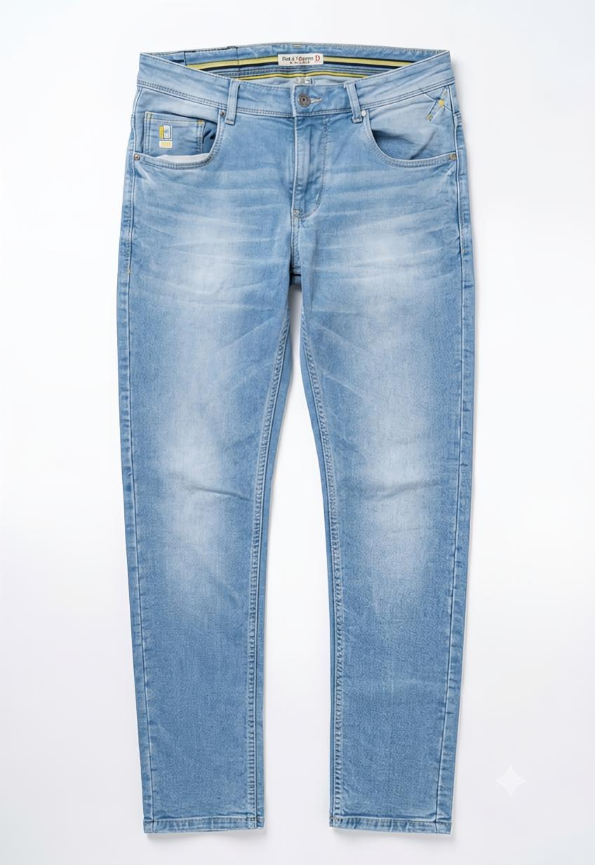 Rivvets Light Blue Washed Denim Jeans image 4