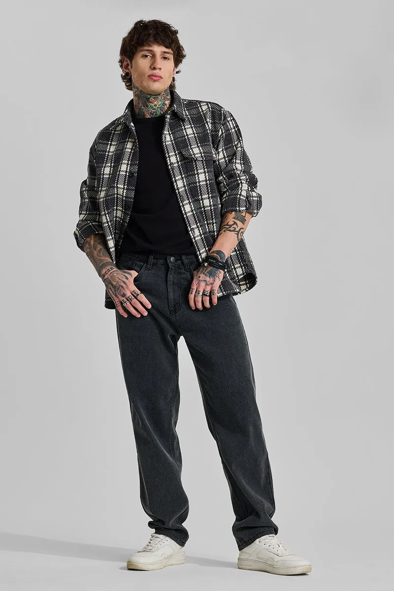 Snitch Charcoal Grey Baggy Fits Jeans image 4