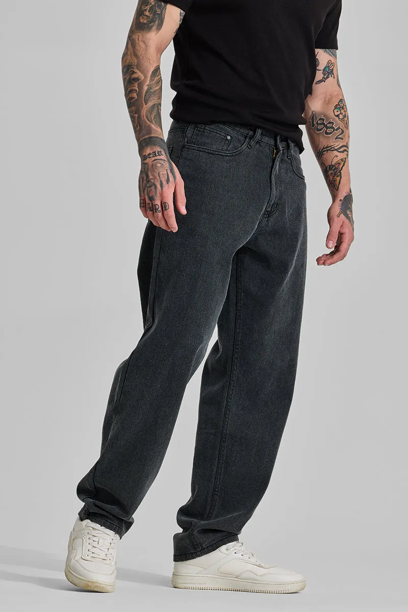 Snitch Charcoal Grey Baggy Fits Jeans image 6
